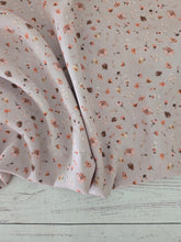Exclusive Design- Taupe Petite Autumn Blooms Collection Crinkle Georgette {by the half yard}