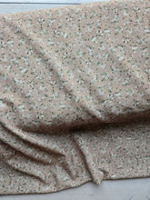 *REMNANT* 2 Yds- Exclusive Design- Medium Brown Peony Print
