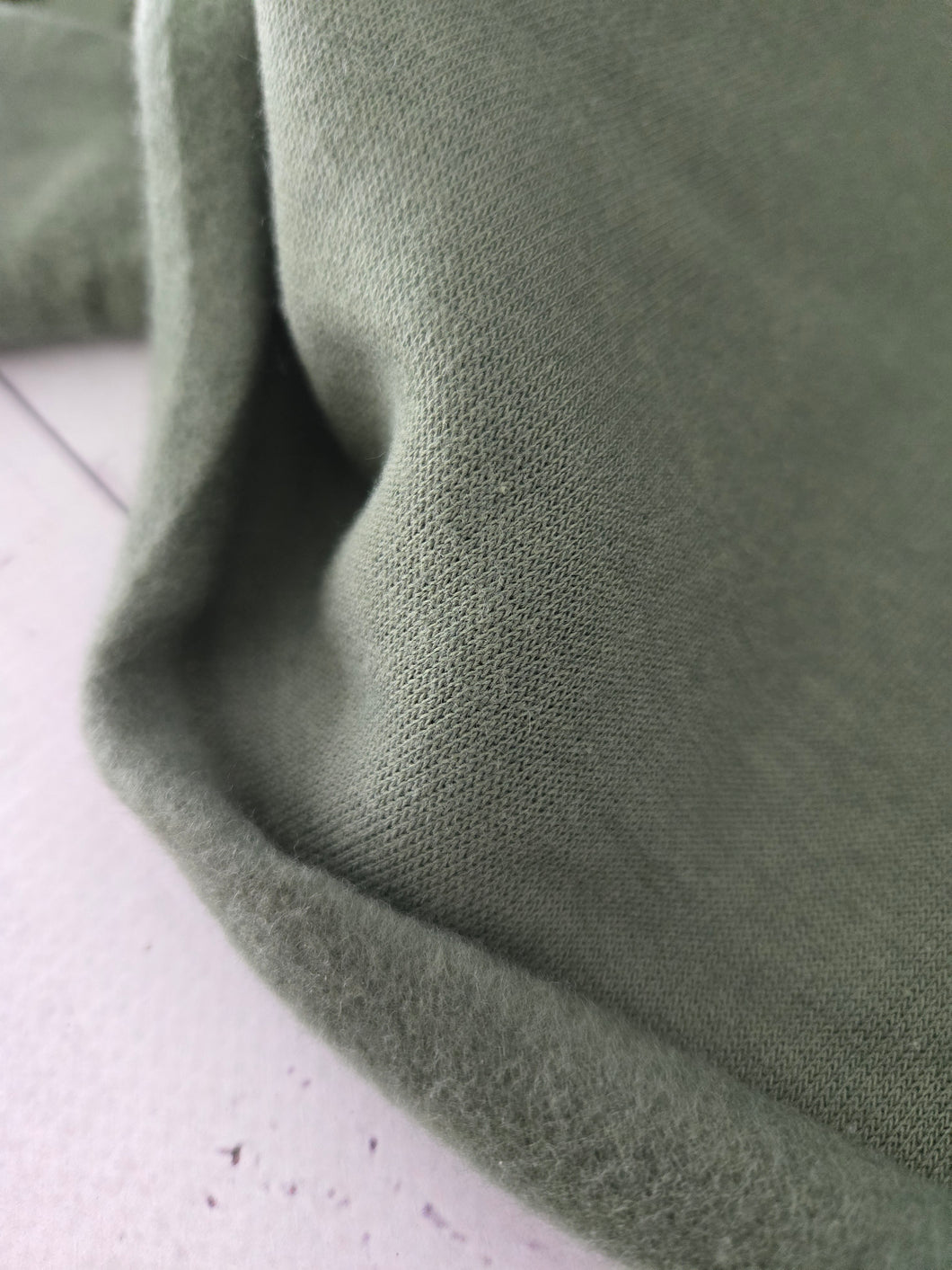 Solid Cedar Sweatshirt Fleece Knit {by the half yard}