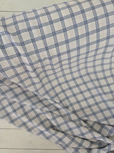 Exclusive Design- Light Taupe & Navy Plaid {by the half yard}