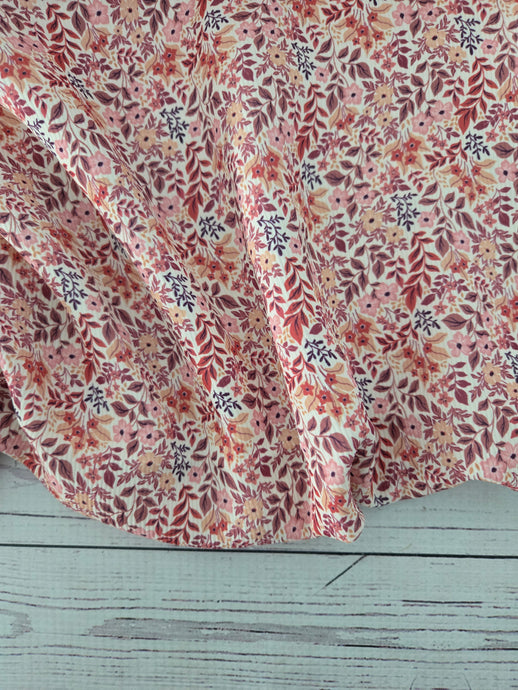 Exclusive Design- Rust, Rose & Mauve Petite Floral {by the half yard}