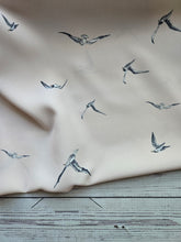 Exclusive Design- Barely Blush Watercolor Seagull Print {by the half yard}