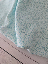 Minty Aqua Dots {by the half yard}