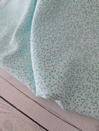 Minty Aqua Dots {by the half yard}