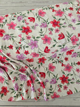 Bright Floral Silky Polyester {by the half yard}