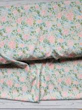 Exclusive Design- Muted Aqua Floral {by the half yard}