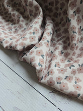 Petite Neutral Floral Triple Georgette {by the half yard}