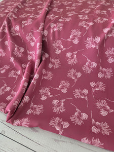 Dull Burgundy Branches {by the half yard}