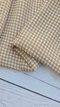Petite Caramel Houndstooth {by the half yard}