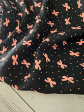 Black & Pink Bow Print {by the half yard}