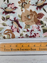 Earthy Floral Woven Look Polyester {by the half yard}