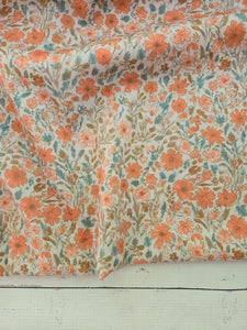 Exclusive Design- Rusty Fall Floral {by the half yard}