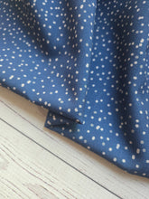 Dark Denim Random Dot Print {by the half yard}