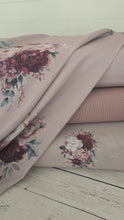 Exclusive Design- Light Taupe Large Floral {by the half yard}
