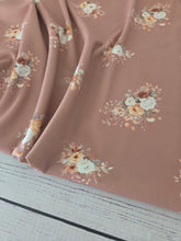 Exclusive Design- Clay Meadow Bouquet Print Matte Athletic Knit {by the half yard} (Copy) (Copy)
