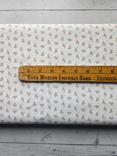 Petite Ivory Bouquet & Dot Print {by the half yard}