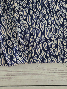 Shades of Blue Irregular Spots {by the half yard}