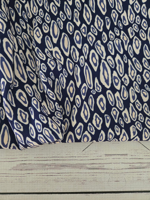 Shades of Blue Irregular Spots {by the half yard}
