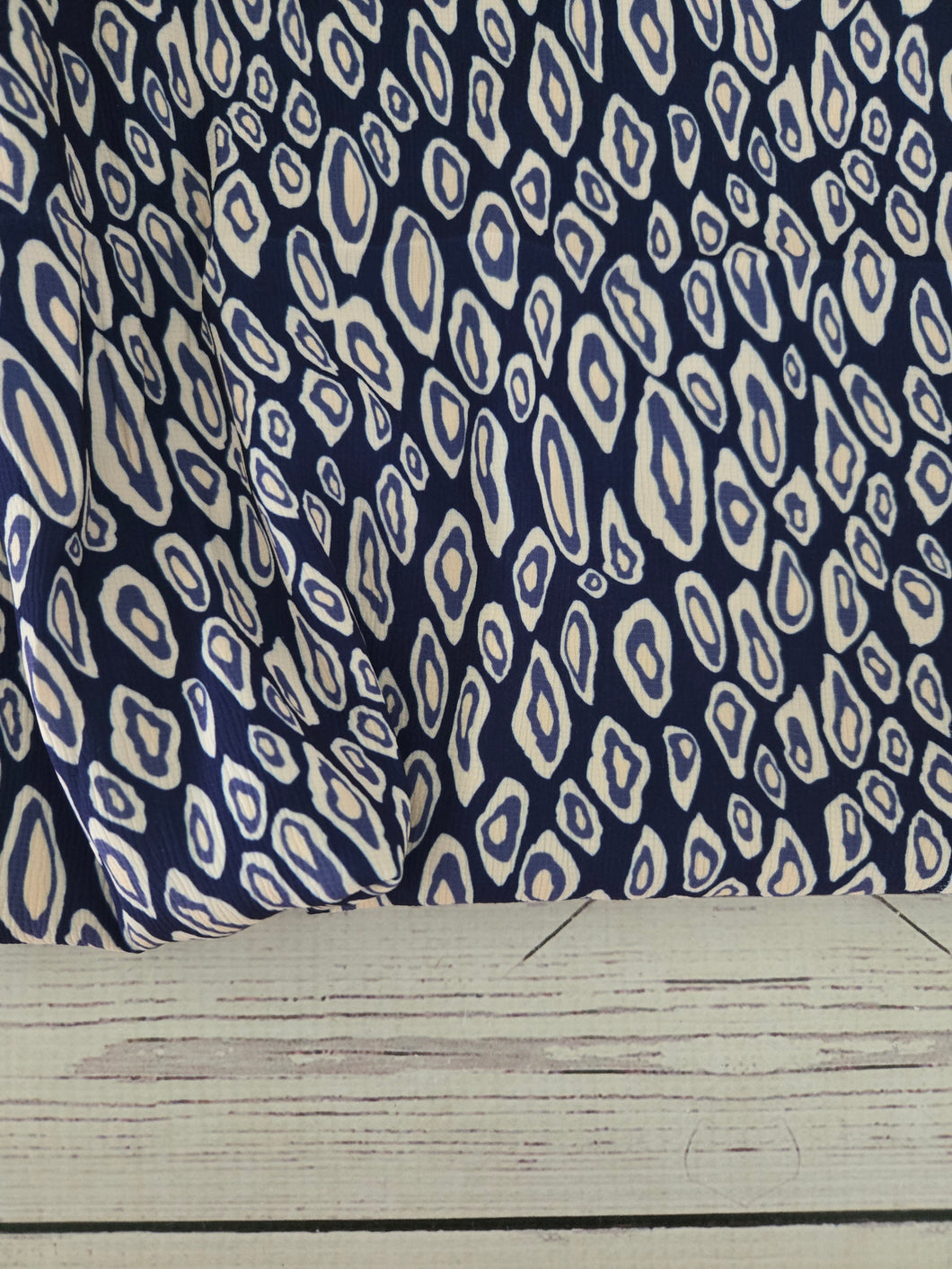 Shades of Blue Irregular Spots {by the half yard}