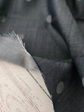 Dime Polka Dot Tencel Chambray Blend {by the half yard}