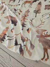 Moose & Mountains Double Brushed Poly (DBP) Knit {by the half yard}