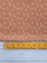 Retro Rust Outline Floral {by the half yard}