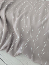 Tan Vining Leaf Print {by the half yard}