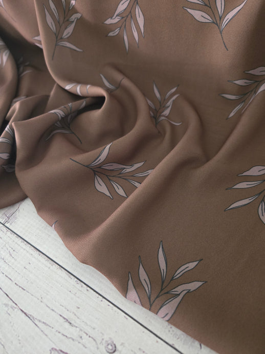 Exclusive Design- Bronze Branch Print {by the half yard}