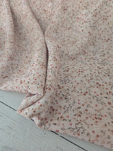 Petite Neutral Viny Floral Crinkle Georgette {by the half yard}