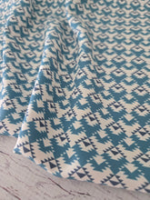 Muted Teal Southwestern Print {by the half yard}