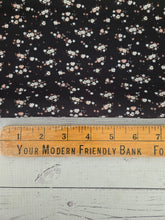 Black Petite Floral {by the half yard}