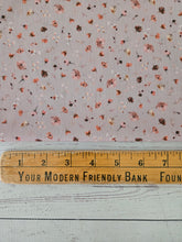 Exclusive Design- Taupe Petite Autumn Blooms Collection Crinkle Georgette {by the half yard}