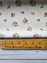 Cream, Rust & Mustard Floral Triple Georgette {by the half yard}