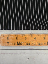 Black & White Pinstripes {by the half yard}