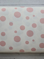 Exclusive Design- Blush Bubble Dots Double Brushed Poly (DBP) Knit {by the half yard}