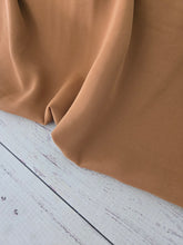 Solid Toffee Triple Georgette {by the half yard}