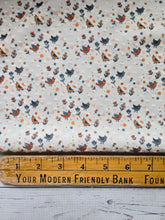 Little Quail Print Swiss Dot Knit {by the half yard}