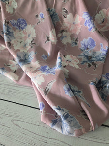 Dusty Mauve Floral {by the half yard}