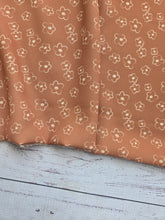 Retro Rust Outline Floral {by the half yard}