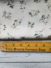 Exclusive Design- Barely Blush Petite Floral Bouquet Lurex Poly {by the half yard}