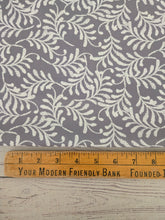 Gray & White Viny Print Air Flow Stripe Poly {by the half yard}