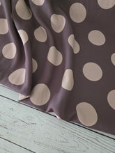 Dark Brown & Tan Polka Dot Print {by the half yard}
