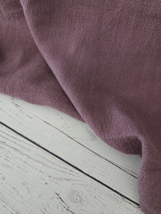 Mauve Sand Washed Rayon Linen Blend {by the half yard}