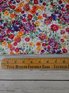 Bright Meadow Cotton Poplin {by the half yard}