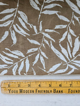 Olive & Ivory Branch Print Cotton Gauze {by the half yard}