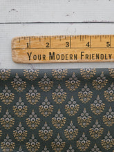 Exclusive Design- Olive & Mustard Symmetrical Print {by the half yard}