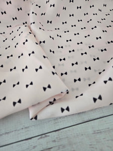 Blush Bowtie Print {by the half yard}
