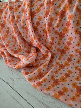 Orange & Pink Vintage Floral {by the half yard}