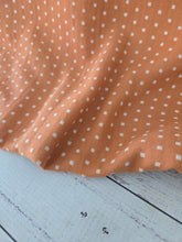 Pumpkin Petite Squares Double Gauze Cotton {by the half yard}
