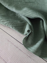 Middle Green Rayon Linen Blend {by the half yard}